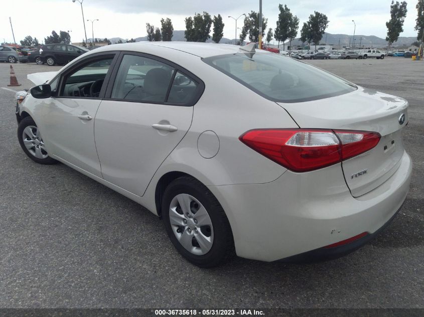 2015 KIA FORTE LX - KNAFK4A6XF5337170