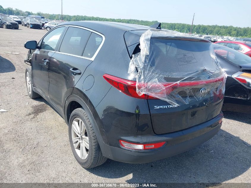 2017 KIA SPORTAGE LX - KNDPMCAC7H7293511