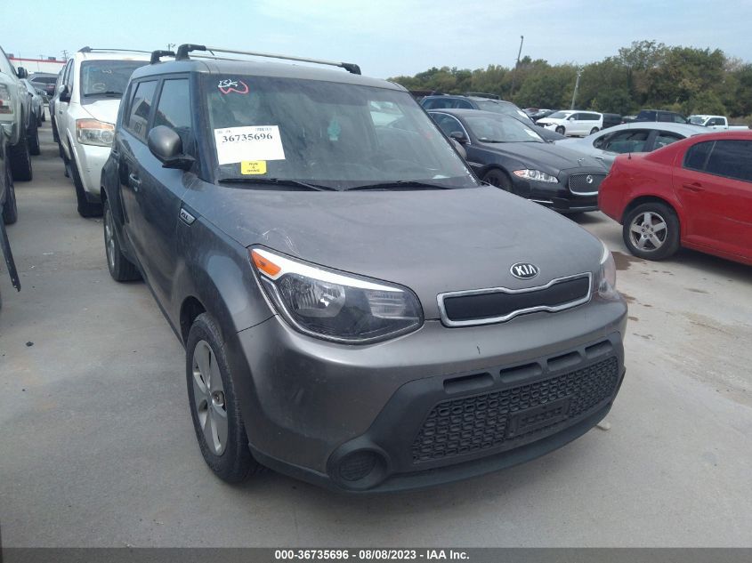 2016 KIA SOUL BASE - KNDJN2A28G7396634
