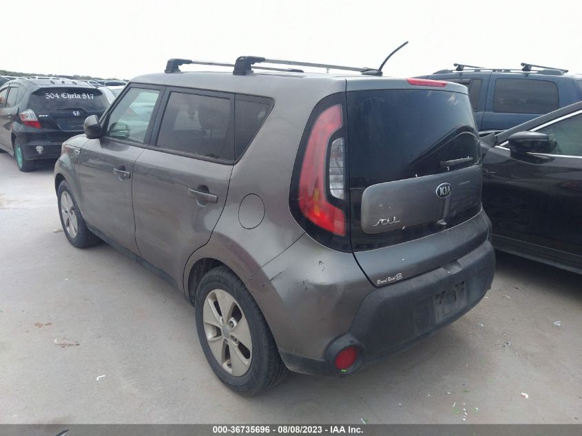 2016 KIA SOUL BASE - KNDJN2A28G7396634