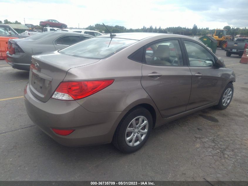 2013 HYUNDAI ACCENT GLS - KMHCT4AE9DU331787