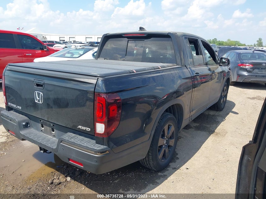 VIN 5FPYK3F84HB011745 2017 HONDA RIDGELINE BLACK EDITION