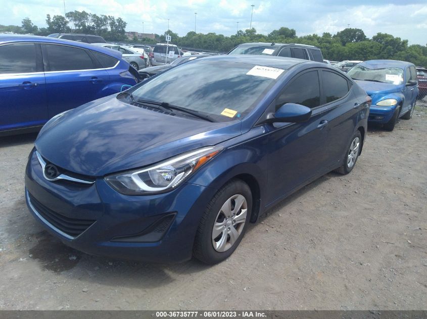 2016 HYUNDAI ELANTRA SE - 5NPDH4AE5GH781073