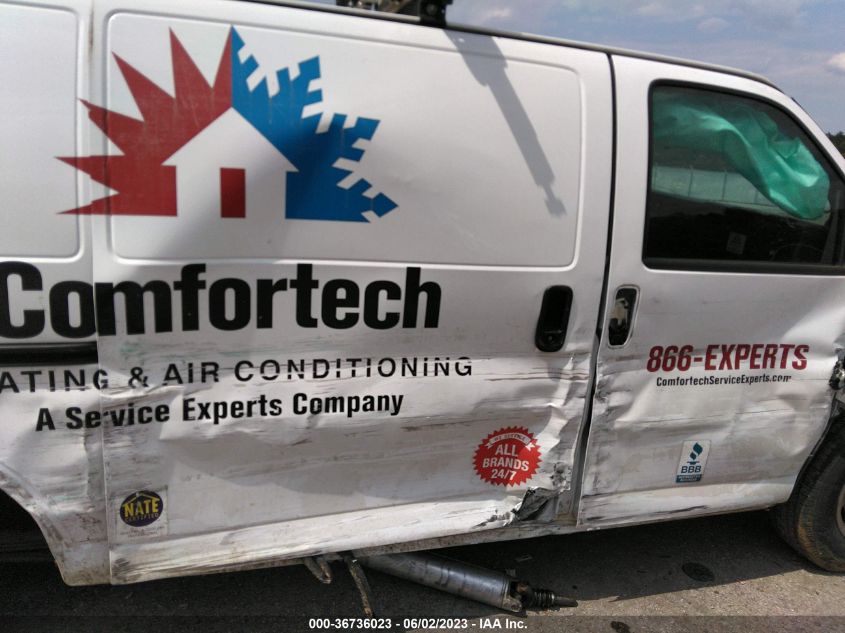 2018 CHEVROLET EXPRESS CARGO VAN - 1GCWGAFP2J1327916