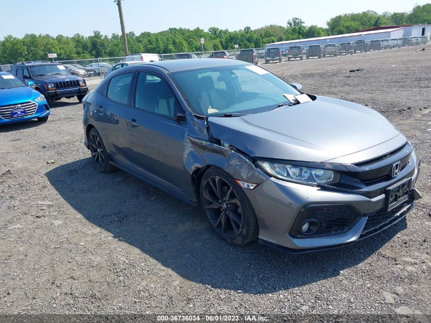 2018 HONDA CIVIC HATCHBACK SPORT - SHHFK7H41JU216770