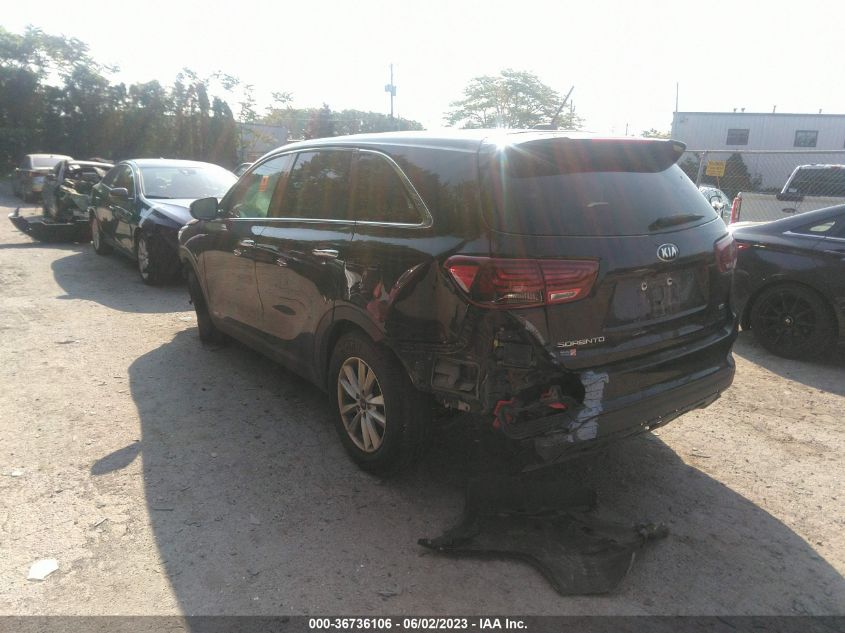 2019 KIA SORENTO LX - 5XYPGDA33KG480378