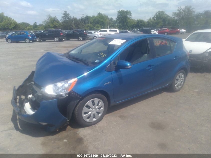 2014 TOYOTA PRIUS C ONE/THREE/TWO/FOUR - JTDKDTB33E1568492