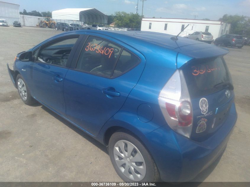2014 TOYOTA PRIUS C ONE/THREE/TWO/FOUR - JTDKDTB33E1568492