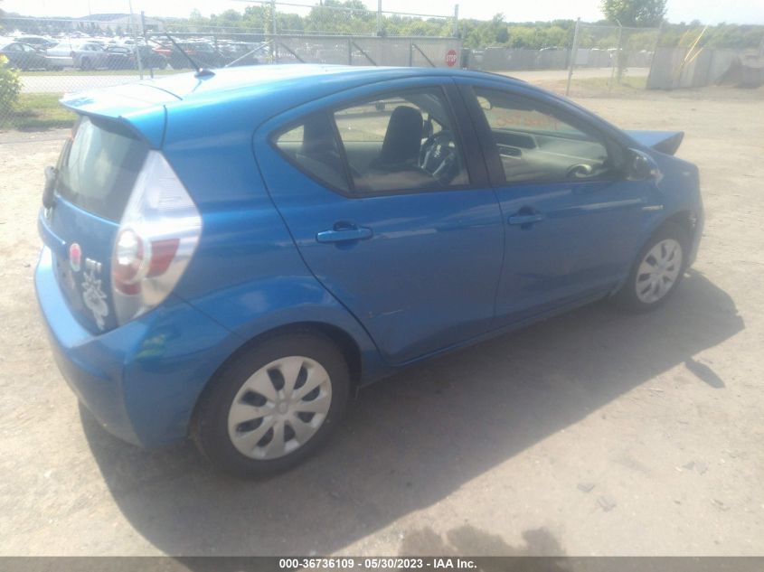 2014 TOYOTA PRIUS C ONE/THREE/TWO/FOUR - JTDKDTB33E1568492