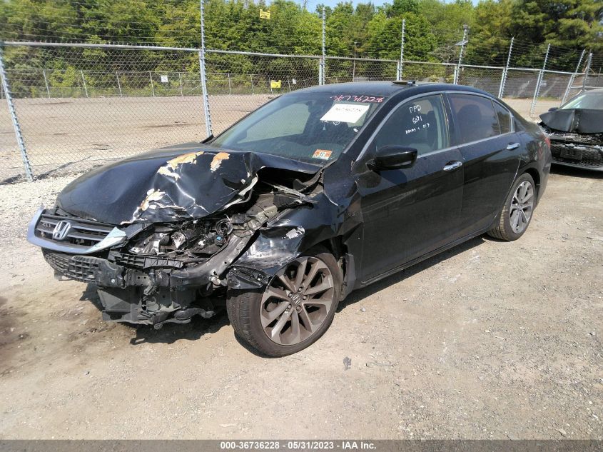 2015 HONDA ACCORD SEDAN SPORT 1HGCR2F5XFA134133