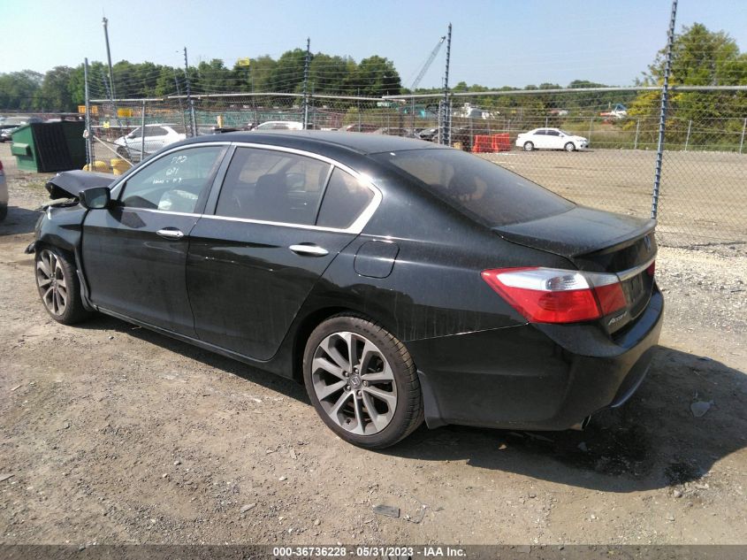 2015 HONDA ACCORD SEDAN SPORT 1HGCR2F5XFA134133