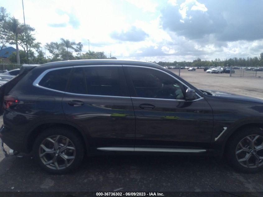 2023 BMW X3 XDRIVE30I - 5UX53DP09P9N89595