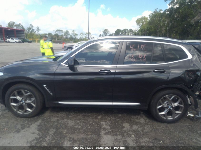 2023 BMW X3 XDRIVE30I - 5UX53DP09P9N89595
