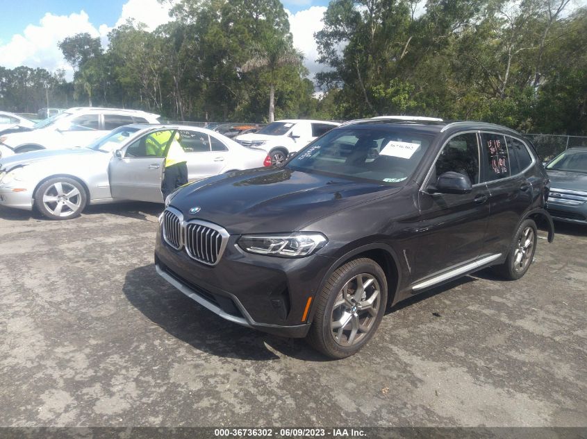 2023 BMW X3 XDRIVE30I - 5UX53DP09P9N89595