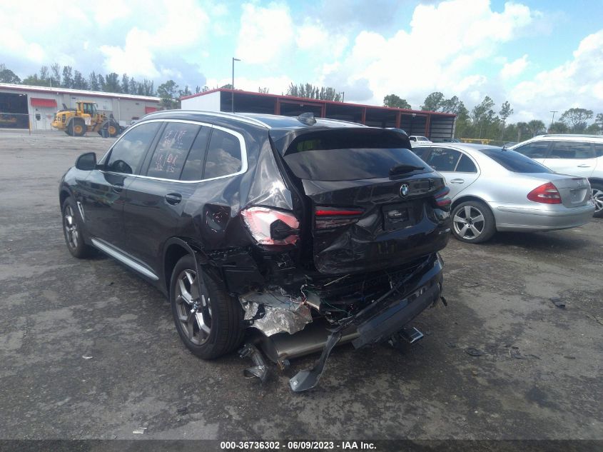 2023 BMW X3 XDRIVE30I - 5UX53DP09P9N89595
