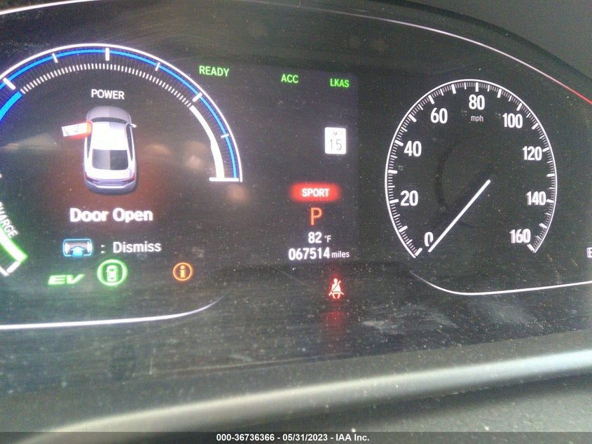 VIN 1HGCV3F11KA011023 2019 HONDA ACCORD HYBRID