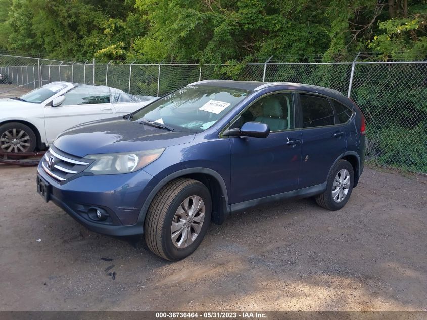 2013 HONDA CR-V EX-L - 2HKRM4H72DH667262