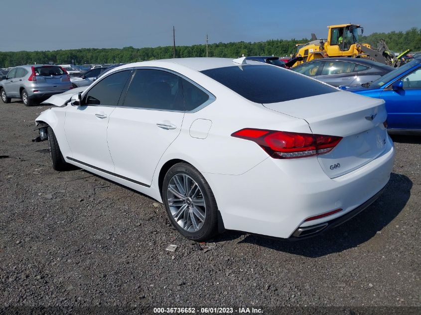 2019 GENESIS G80 3.8L - KMTFN4JE9KU324736