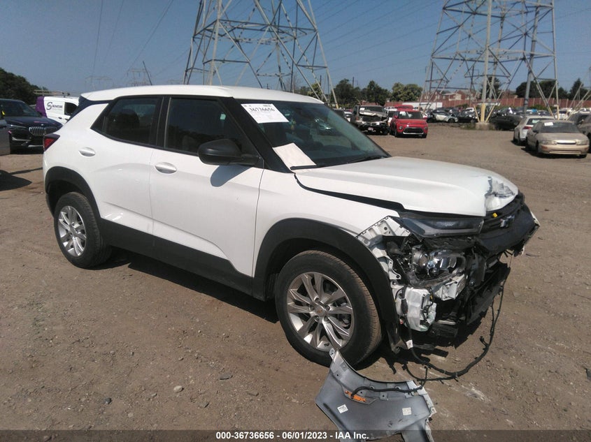 VIN KL79MNSL8MB177306 2021 CHEVROLET TRAILBLAZER LS