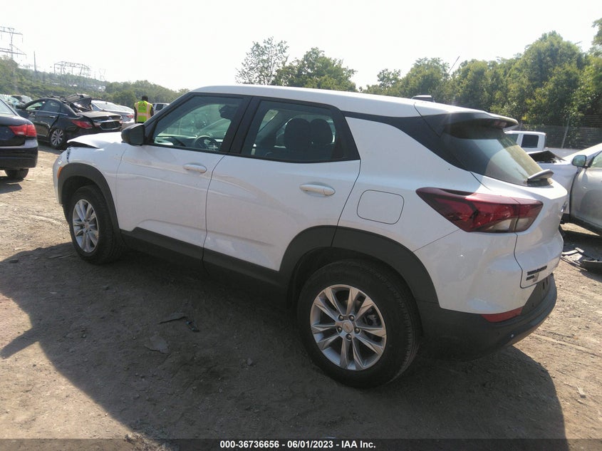 VIN KL79MNSL8MB177306 2021 CHEVROLET TRAILBLAZER LS