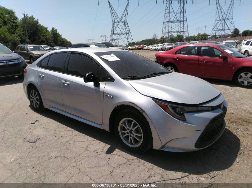 2021 TOYOTA COROLLA HYBRID LE - JTDEAMDE4MJ013754