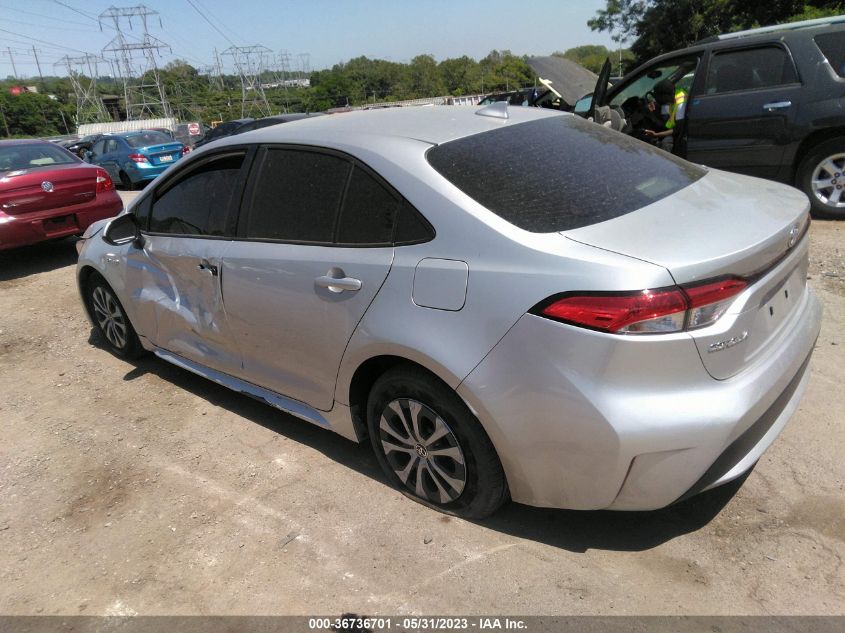 2021 TOYOTA COROLLA HYBRID LE - JTDEAMDE4MJ013754