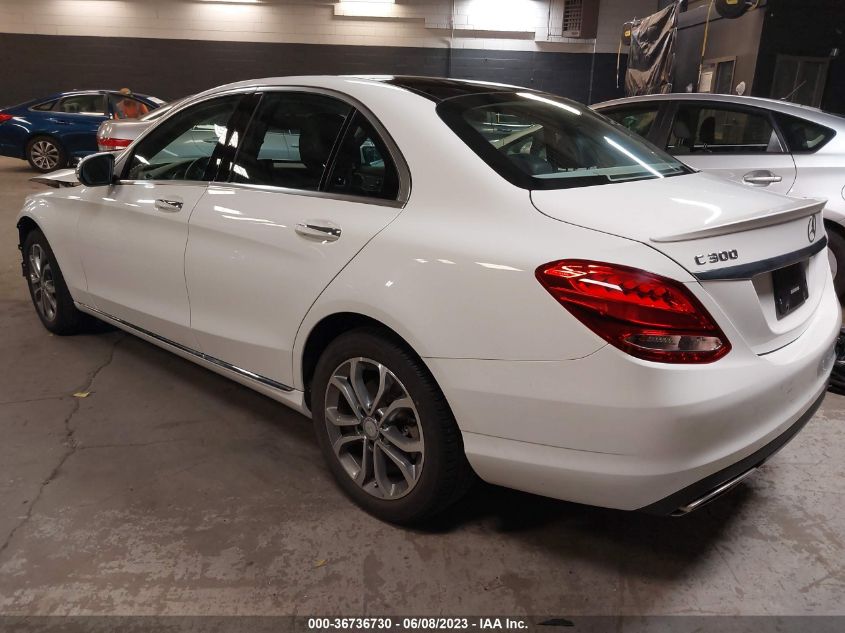 2016 MERCEDES-BENZ C-CLASS C 300 - 55SWF4KB5GU178818