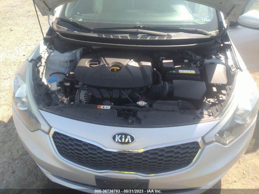 2016 KIA FORTE LX - KNAFK4A66G5499850