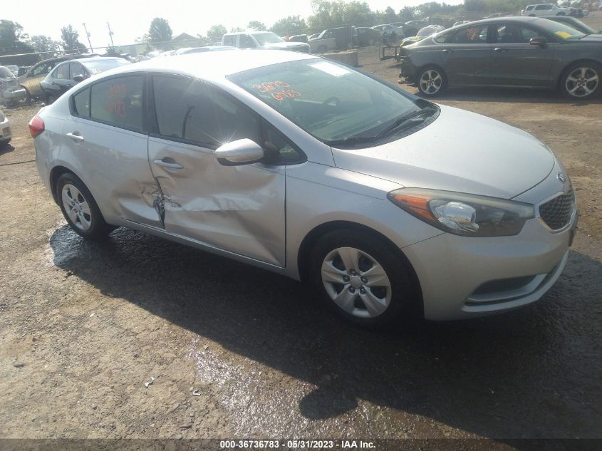 2016 KIA FORTE LX - KNAFK4A66G5499850