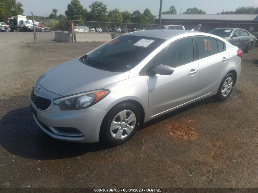 2016 KIA FORTE LX - KNAFK4A66G5499850