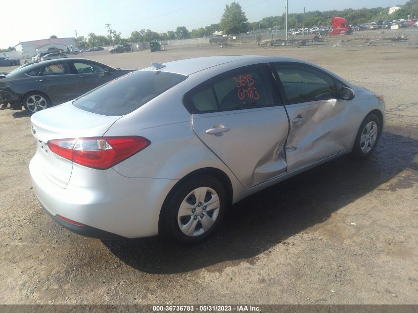 2016 KIA FORTE LX - KNAFK4A66G5499850