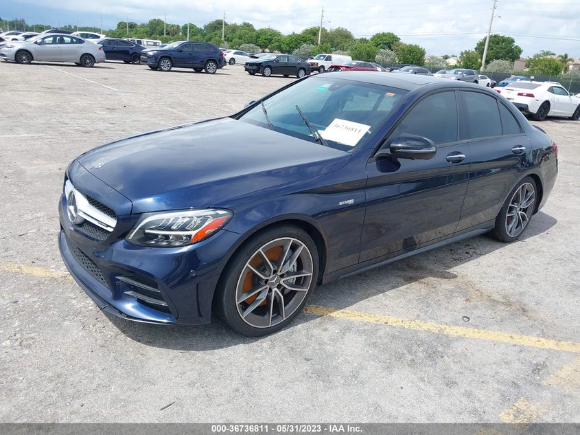 VIN WDDWF6EB9LR563625 2020 MERCEDES-BENZ C-CLASS AMG C 43
