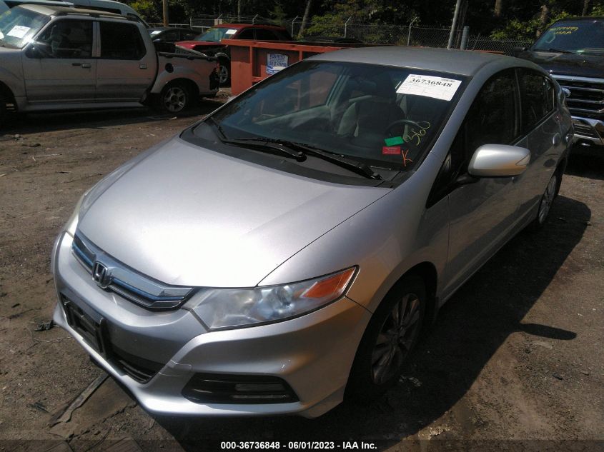 2013 HONDA INSIGHT EX JHMZE2H75DS001966