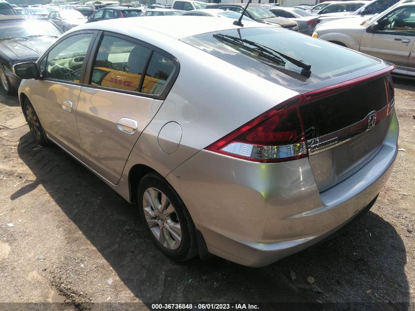 2013 HONDA INSIGHT EX JHMZE2H75DS001966