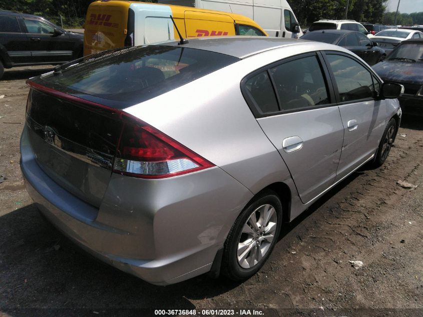 2013 HONDA INSIGHT EX JHMZE2H75DS001966