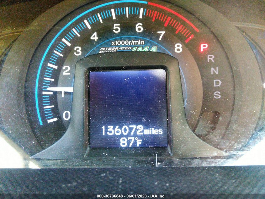 2013 HONDA INSIGHT EX JHMZE2H75DS001966