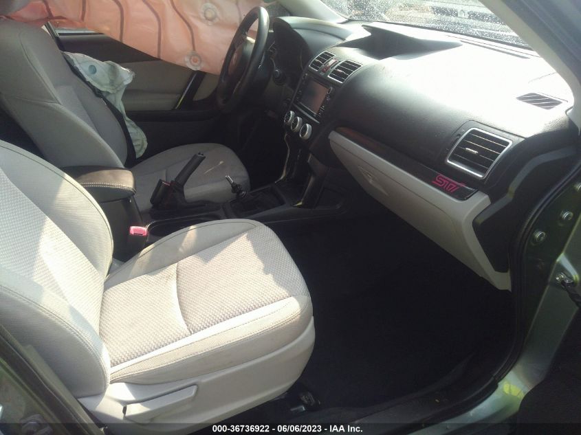 2016 SUBARU FORESTER 2.5I - JF2SJAAC5GG472928