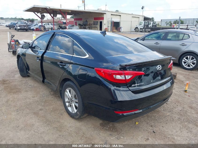 2015 HYUNDAI SONATA 2.4L SE - 5NPE24AF9FH025338