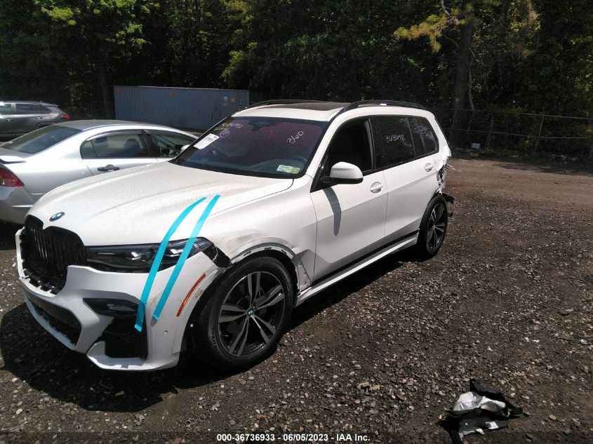 2022 BMW X7 XDRIVE40I 5UXCW2C08N9M52735