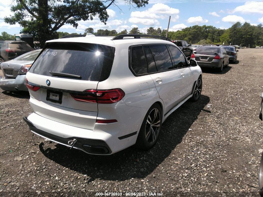 2022 BMW X7 XDRIVE40I 5UXCW2C08N9M52735