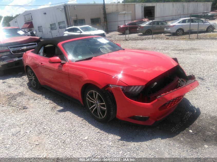 2017 FORD MUSTANG ECOBOOST PREMIUM - 1FATP8UH1H5295802