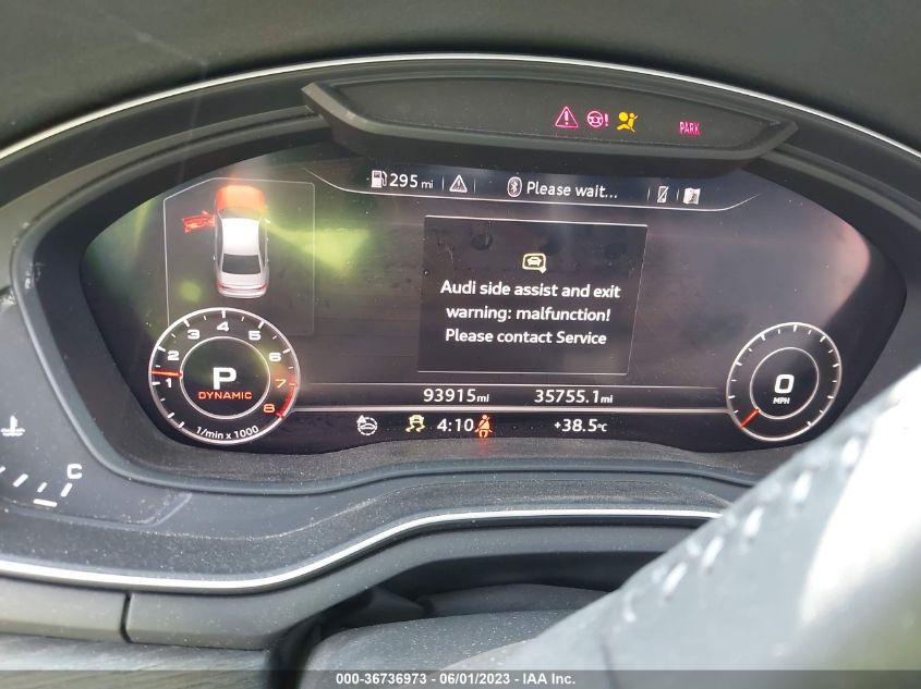 2017 AUDI A4 PRESTIGE - WAUFNAF4XHN025866