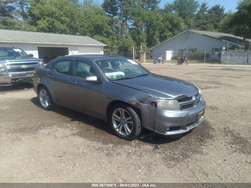 2013 DODGE AVENGER SXT - 1C3CDZCB0DN582715