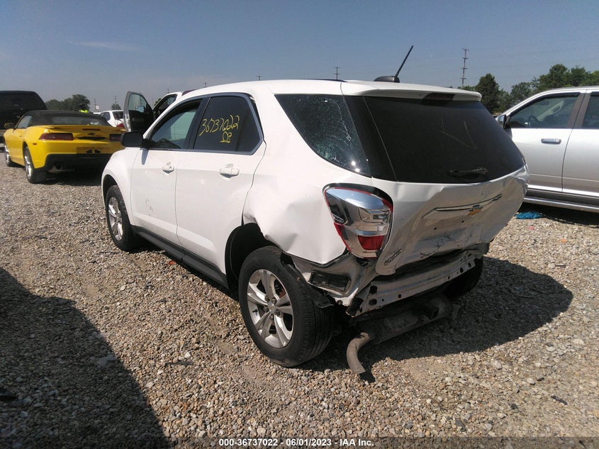 VIN 2GNALBEK4H1599302 2017 CHEVROLET EQUINOX LS