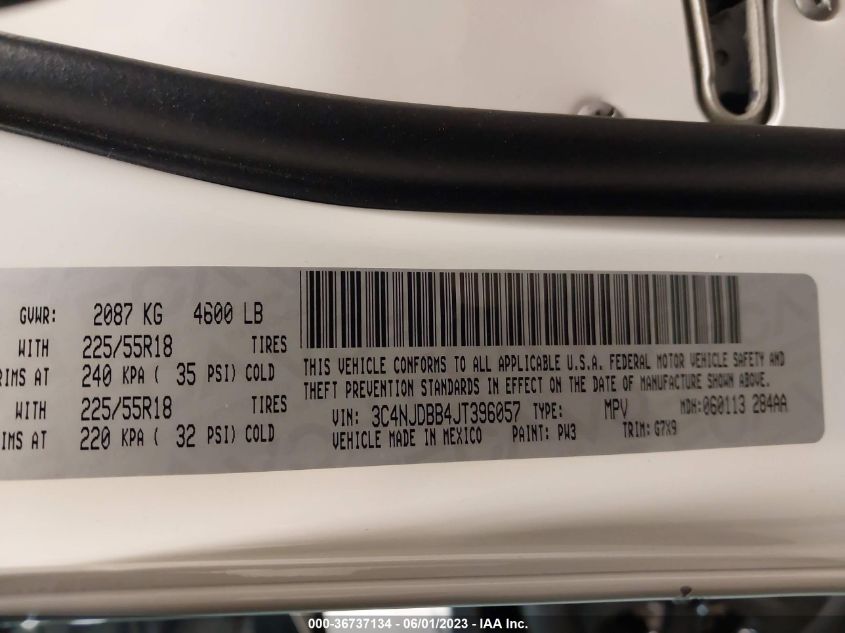 2018 JEEP COMPASS ALTITUDE - 3C4NJDBB4JT396057