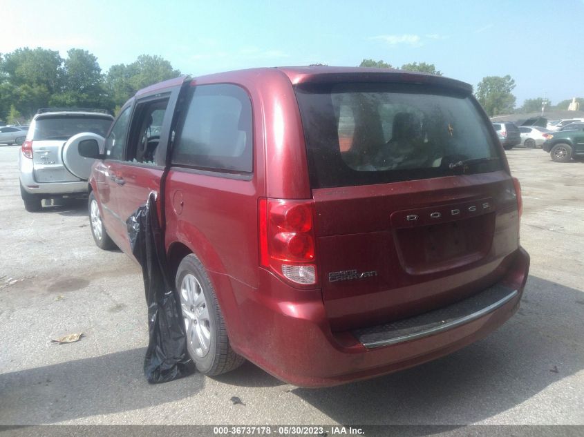 2015 DODGE GRAND CARAVAN AMERICAN VALUE PKG - 2C4RDGBG0FR570268