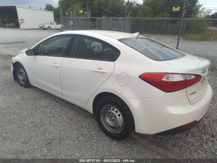 2015 KIA FORTE LX - KNAFX4A69F5410546