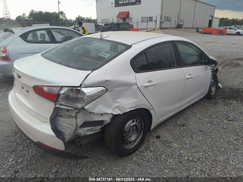 2015 KIA FORTE LX - KNAFX4A69F5410546