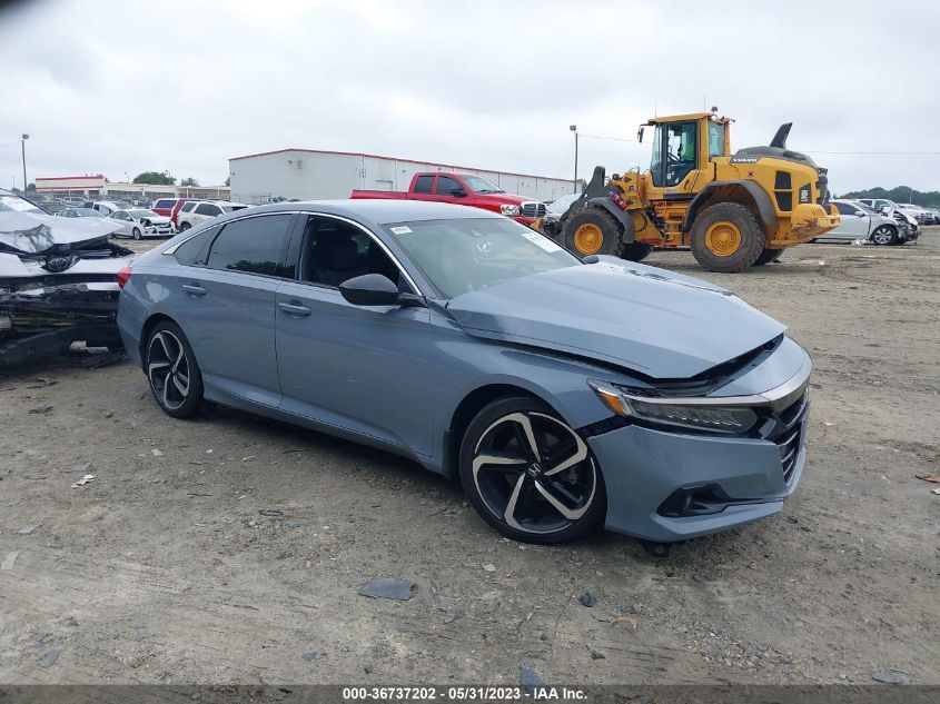 2021 HONDA ACCORD SEDAN SPORT - 1HGCV1F35MA028030