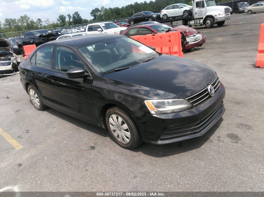 2015 VOLKSWAGEN JETTA SEDAN 2.0L S - 3VW2K7AJ3FM282432